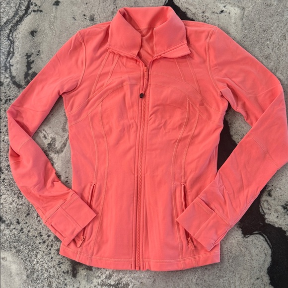 Lululemon Define Jacket Luon Raspberry Cream Size 8 - Picture 2 of 15